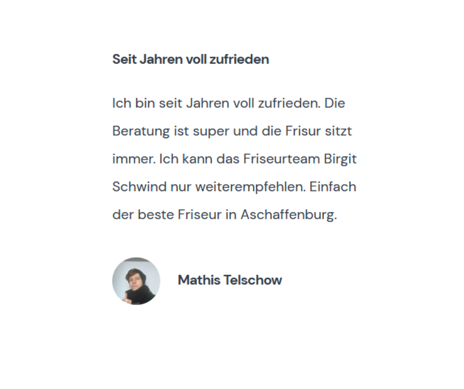 Feedbacks: Das sagen unsere Kunden